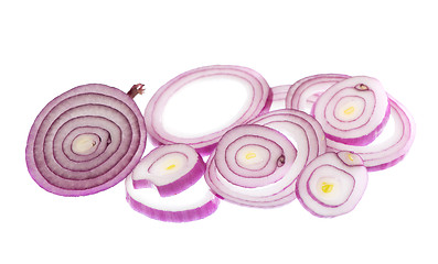 Image showing Whole bulb red onion