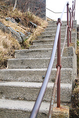 Image showing Old Stair Case