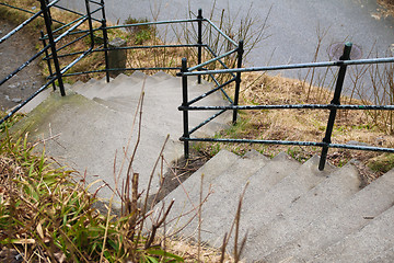 Image showing Old Stair Case