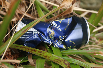 Image showing Crushed Beer Can