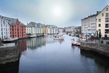 Image showing Brosundet in Ålesund