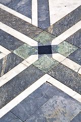 Image showing n  abstract   pavement of a curch and marble