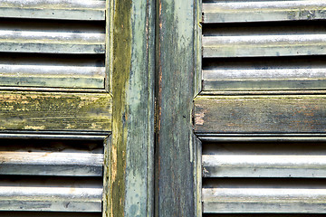 Image showing   varese palaces italy abstract     blind the concrete  brick