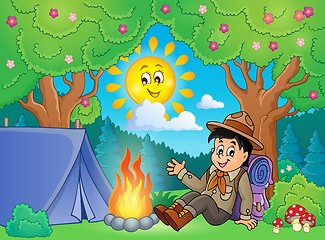 Image showing Scout boy theme image 2