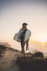 Image showing Surfer Girl