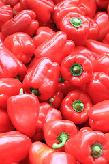 Image showing red pepper bells background