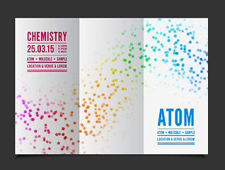 Image showing Vector chemistry background