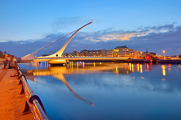 Image showing The Samuel Beckett Bridge