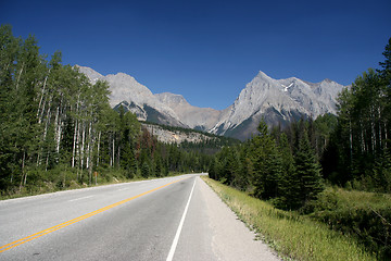 Image showing Road in Rockies