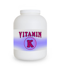 Image showing Vitamin K container