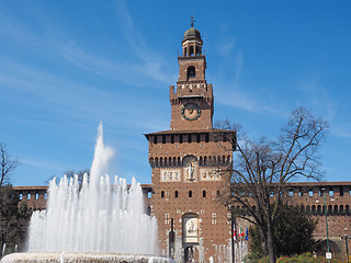 Image showing Castello Sforzesco Milan