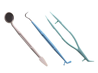 Image showing Dentist tools isolated