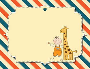 Image showing customizable childish background