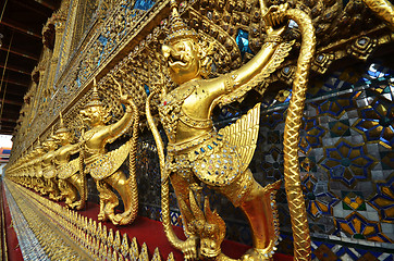 Image showing Garuda in Wat Phra Kaew Grand Palace of Thailand