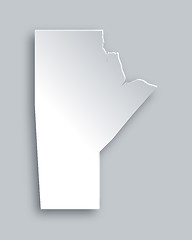 Image showing Map of Manitoba