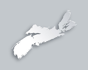Image showing Map of Nova Scotia
