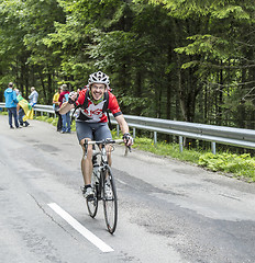 Image showing Happy Amateur Cyclist