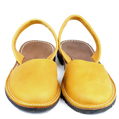 Image showing Yellow Sandals