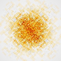 Image showing Abstract tech orange texture background