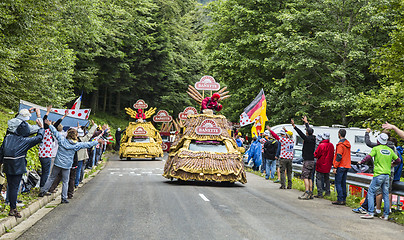 Image showing Banette Caravan in Vosges Mountains