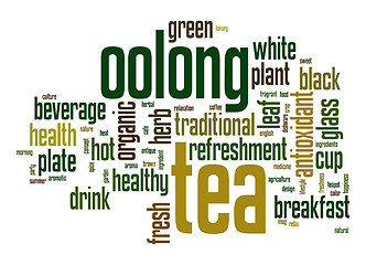 Image showing Oolong tea word cloud