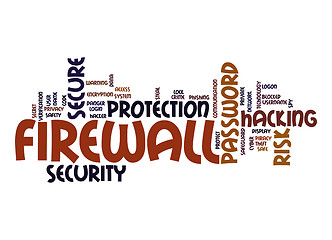 Image showing Firewall word cloud