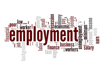 Image showing Employment word cloud