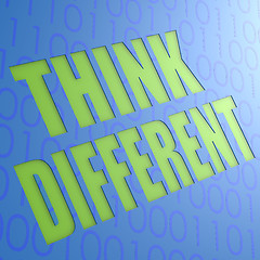Image showing Think different