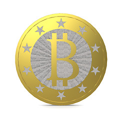 Image showing Isolated bitcoin