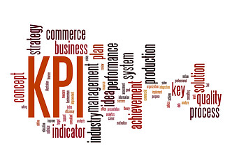 Image showing KPI word cloud