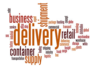 Image showing Delivery word cloud