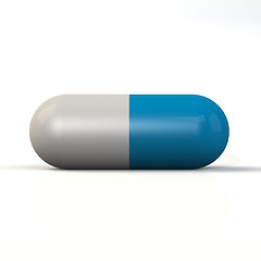 Image showing Pill blue