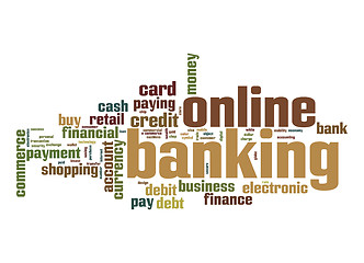 Image showing Online banking word cloud