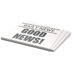 Image showing Newspaper good new