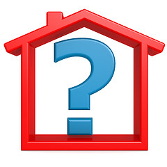 Image showing Question in the red house