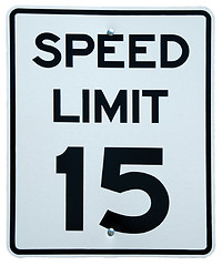 Image showing Speed Limit 15