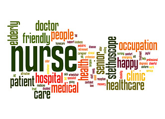 Image showing Nurse word cloud