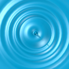 Image showing Blue water ripple