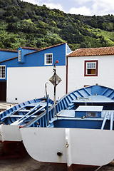 Image showing Boats resting