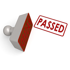 Image showing Passed stamp