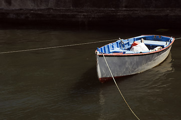 Image showing Boat moored