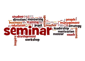 Image showing Seminar word cloud