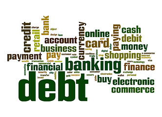 Image showing Debt word cloud