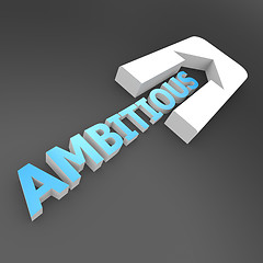 Image showing Ambitious arrow