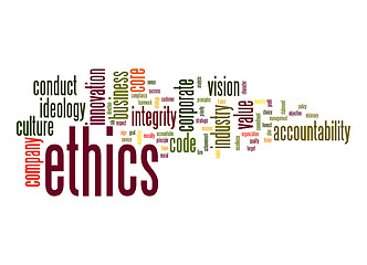 Image showing Ethics word cloud