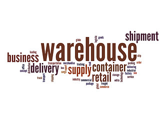 Image showing Warehouse word cloud