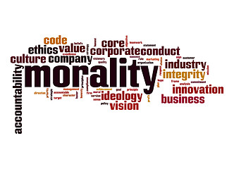 Image showing Morality word cloud