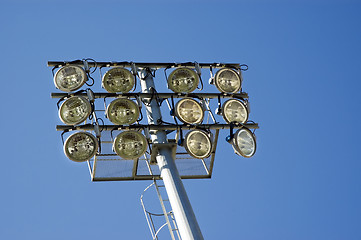 Image showing Stadium lights