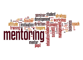 Image showing Mentoring word cloud