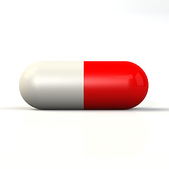 Image showing Pill red